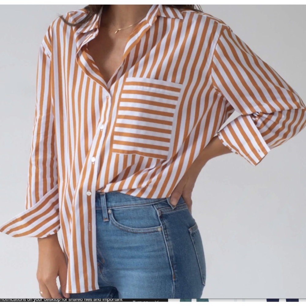 AYR The Deep End Women’s Stripe Button Down